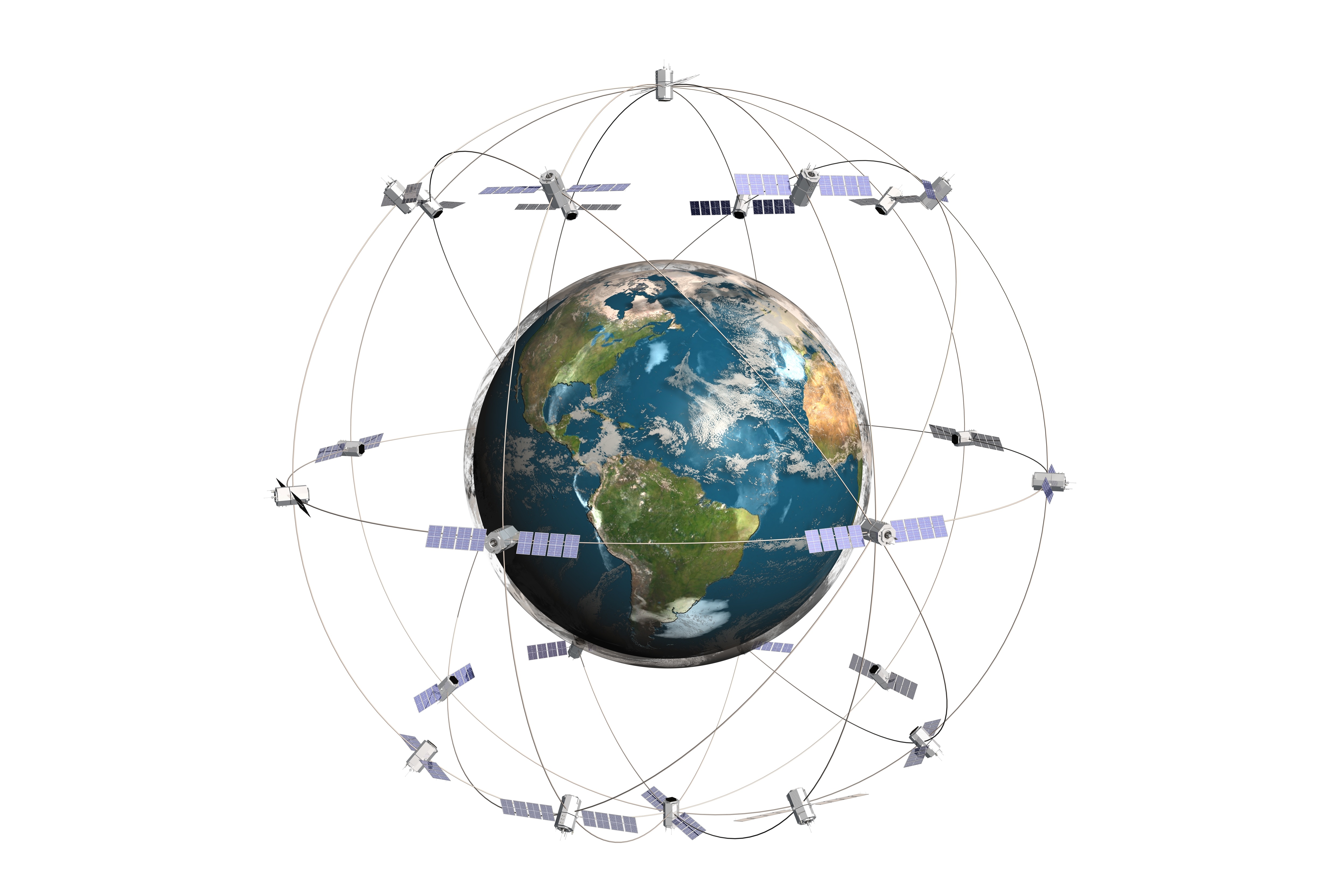 GPS constellation photo