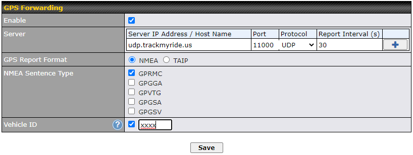 Select the Advanced menu