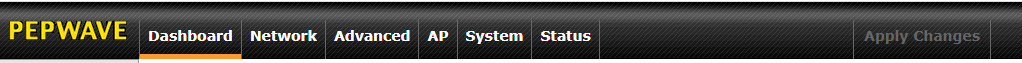 Select the Advanced menu